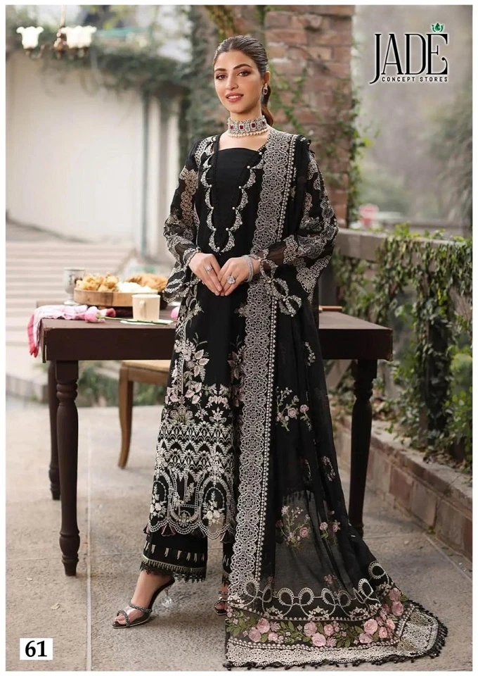 Jade Chevron Vol 7 Pure Cotton Wholesale Pakistani Salwar Suit Catalog — Wholesale Pakistani Suits, MPA wholesale from Surat — view 5